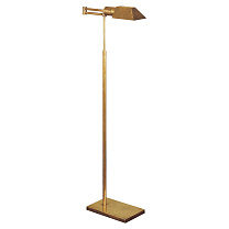 Studio Swing Arm Floor Lamp полированная старая латунь