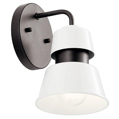 Lozano 8" 1 Light Wall Light White уличный настенный светильник 59000WH Kichler