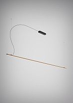 подвесной светильник бронзового цвета с направленным световым модулем