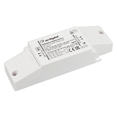 026058(1) Arlight LED драйвер ARJ-SP-36-PFC-TRIAC-INS (36W, 30-52V, 0.5-0.7A)