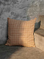 1104267478 Ferm Living Brown Декоративная подушка, клетка, 50x50 см — фото 1
