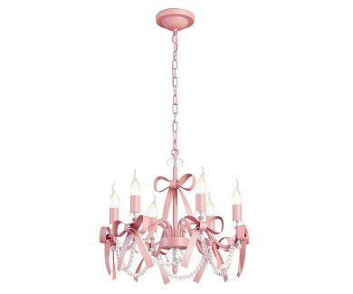 Люстра Kink Light Линди розовый 074178-6,10