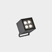 Spotlight IP66 Cube Pro 4 LEDS LED 16W RGBW DMX Urban grey 1098lm
