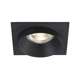 CLT 044C1 BL-BL Crystal Lux CLT 044 встраиваемый потолочный светильник квадратной формы с чёрным корпусом