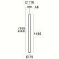 Tu-O | Tu-V Подвесной светильник из полиэтилена LED Linea Light Group PID314214