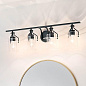 Everett 24" 4 Light Vanity Light in Black настенный светильник 55080BK Kichler — фото 3