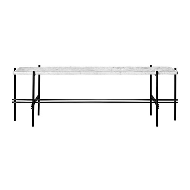 10017328 GUBI TS Collection Стойка Ts Console 1, черный/белый мрамор