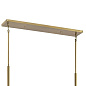Torvee 42" 5 Light Linear Chandelier Brushed Natural Brass люстра 52425BNB Kichler — фото 2