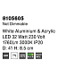 8105605 ALBI Novaluce светильник LED 32Вт 230В 1760Lm 3000K IP20