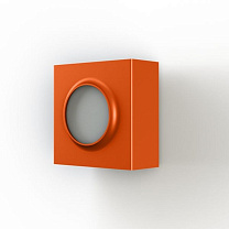 Klint N° 1; Clear PMMA Built-in LED 4000°K neutral white 8W; Pure orange