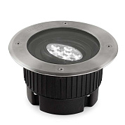 Recessed uplighting IP65/IP67 Gea Power LED Round  ø180mm LED 18W 3000K AISI 316 stainless steel 1101lm