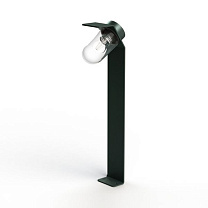 Sherlock N° 2; Clear glass E27 42W; Slate grey
