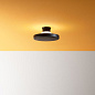 8672 Linea Light MyWhite Bond W AP PL круглый уличный настенный светильник чёрный — фото 1