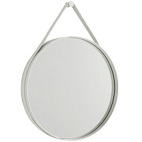 Strap Mirror No 2 Ø50 см, светло-серый
