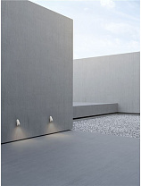 Sandy White Aluminium & Polycarbonate LED 3Watt 220-240Volt 144Lm IP65 3000K L:4 W:5.8 H:9.7 cm