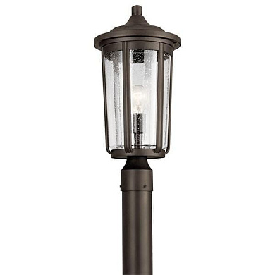 Fairfield 1 Light Post Light Olde Bronze уличный светильник 49895OZ Kichler