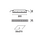 QL19 Laser Blade iGuzzini Minimal 10 cells - Wide Flood - LED