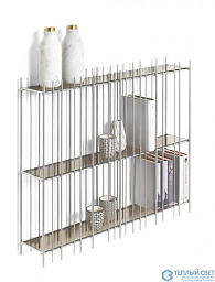 MMEB28T Mogg Metrica книжная полка с открытыми секциями на металлическом каркасе