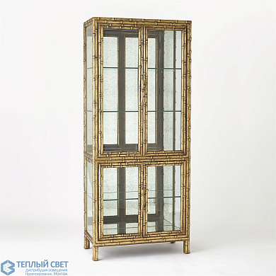 Bamboo Vitrine Global Views книжный шкаф