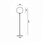 FN274013EB_10 Foscarini Gem Terra PT современный торшер белый — фото 3
