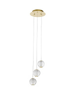 Triac Dimmable Gold Aluminium & Acrylic LED 16 Watt 2320-240 Volt 665Lm 3200K IP20 D: 22 H: 120 cm