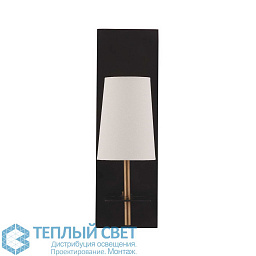 44785-510 Arteriors Neo бра прямоугольной формы с чёрной рамой и белым плафоном