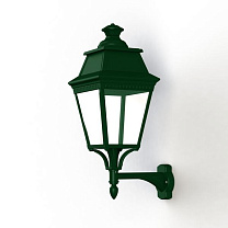 Avenue 3 N° 4; Clear glass Built-in LED 3000°K warm white 35W; Fir green
