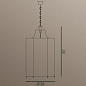 Подвесной светильник Cremasco Rilegato 1086/6S