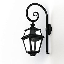 Place des Vosges 2 N° 2; Clear glass E27 105W; Dark black