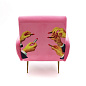 SE16079 Seletti Toiletpaper - Furniture Кресло-туалетная бумага - розовое - помада — фото 7
