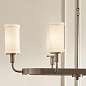 Vetivene 8 Light Linear Chandelier Classic Pewter люстра 52453CLP Kichler — фото 1
