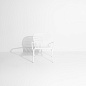 M0741809 WEEK-END Petite Friture Кресло садовое металлическое белое — фото 1