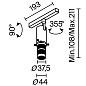 TR108-4-10W3K-DS-B Maytoni Gala Трековый светильник 10W Черный — фото 1