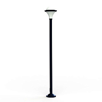 Dallas N° 9; Opal polycarbonate E27 75W; Steel blue