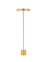 Satin Gold Aluminium & Acrylic Black Fabric Cable LED 33Watt 220-240Volt 2666Lm 3000K IP20 Switch On/Off D: 40 H:136 cm Cable L: 250 cm