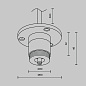 CA022BO-P-B Maytoni Accessories for system Shelf Комплектующие для систем освещения с токоведущими элементами Черный — фото 4