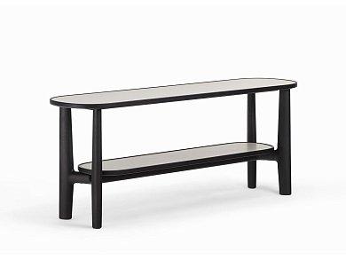 Консоль за диван Rami Back Sofa Porada с двумя полками RAMI-BACK-SOFA-L0N0AK-A25AK