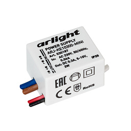 030187 Arlight LED драйвер ARJ-KE10300-MINI (3W, 300mA)
