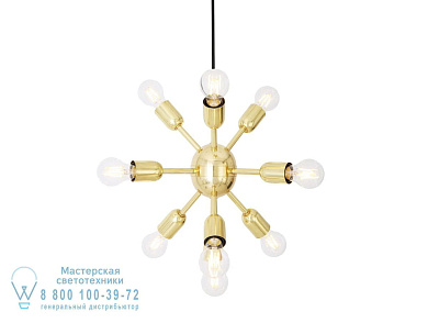 Glenties Подвесной светильник из латуни Mullan Lighting MLF282ANTBRS