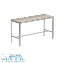 ВЫСОКИЙ СТОЛ TABOELA 200X70CM С КЕРАМИЧЕСКОЙ ВЕРХНЕЙ ЧЕРНИЦЕЙ TAUPE GRAY EL POL Royal Botania