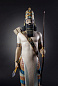 1009169 Lladro High Porcelain фарфоровая фигурка женщины с музыкальным инструментом — фото 1