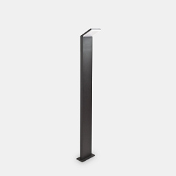 246871 Ideal lux Style парковый светильник-столбик с прямоугольным корпусом и рассеянным освещением вниз