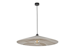подвесной светильник с дисковым плафоном и декоративным центром