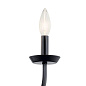 Kennewick 3 Light Chandelier Black люстра 52384BK Kichler — фото 4