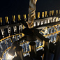 40.2893 подвесной светильник Imperiumloft Empire black rectangular chandelier crystal — фото 4