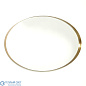 Elongated Oval Mirror-Brass-Sm Global Views зеркало