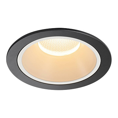 1003986 SLV NUMINOS® XL DL светильник встраиваемый 1050мА 37.4Вт с LED 2700K, 3500лм, 20°, черный/белый