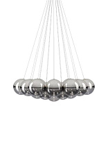 RANDOM CLOUD PENDANT 19 LIGHTS D.28 CM / CHROME 3000K CE