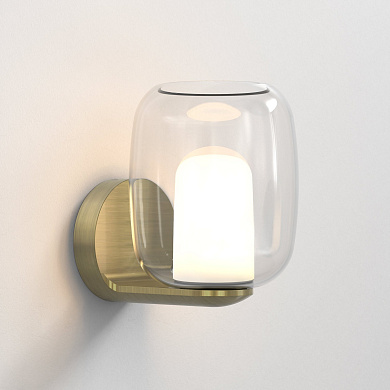 Настенный светильник Astro Lighting Aquina матовый брашированный латунь