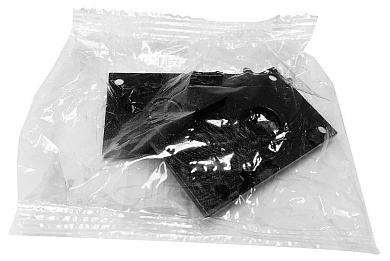 заглушка черного цвета для трековой системы освещения